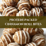 Cinnamon Roll Protein Bites Recipe