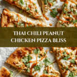 Thai Chili & Peanut Chicken Pizza Recipe