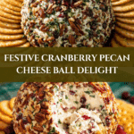 Cranberry Pecan Cheese Ball Recipe
