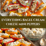 Everything Bagel Cream Cheese Stuffed Mini Peppers Recipe