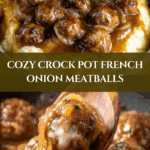 Crock Pot French Onion Meatballs Recipe
