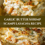 Garlic Butter Shrimp Scampi Lasagna Recipe