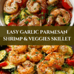 Garlic Parmesan Shrimp & Veggies Recipe