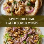 Chili Lime Chickpea Cauliflower Wrap Recipe
