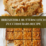 Butterscotch Zucchini Bars Recipe