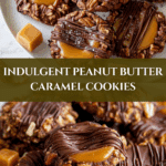 Peanut Butter Chocolate Caramel Cookies Recipe