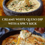 Mexican Restaurant Style White Cheese Queso Dip Recipe