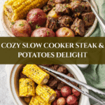 Slow Cooker Steak, Potatoes, and Corn Recipe