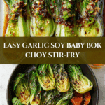 Baby Bok Choy with Soy Sauce and Garlic Recipe