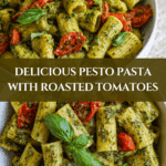 Pesto Pasta with Roasted Tomatoes Recipe