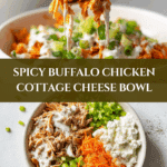 Buffalo Chicken Cottage Cheese Bowl Recipe