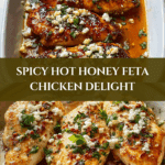 Hot Honey Feta Chicken Dish: A Deliciously Spicy and Savory Recipe