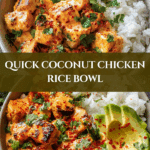 Coconut Chicken Rice Bowl Recipe