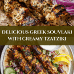 Greek Chicken Souvlaki with Tzatziki Sauce: 5 Bold Flavors Recipe