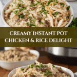 Instant Pot Creamy Chicken and Rice Recipe