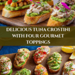 Assorted Tuna Crostini Recipe