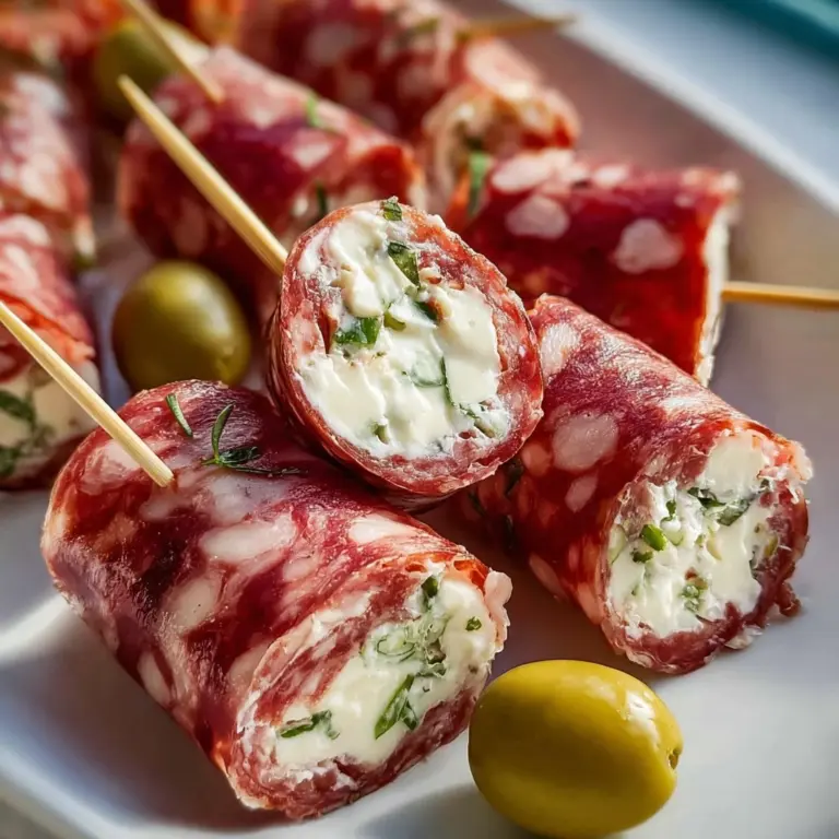 Cream Cheese Salami Roll Ups: A Perfect Appetizer for Any Occasion