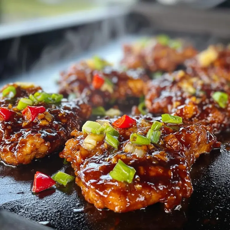 Blackstone Bourbon Chicken On The Griddle Recipe