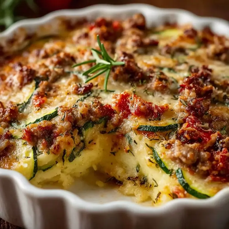 Ground Turkey Zucchini Casserole Recipe