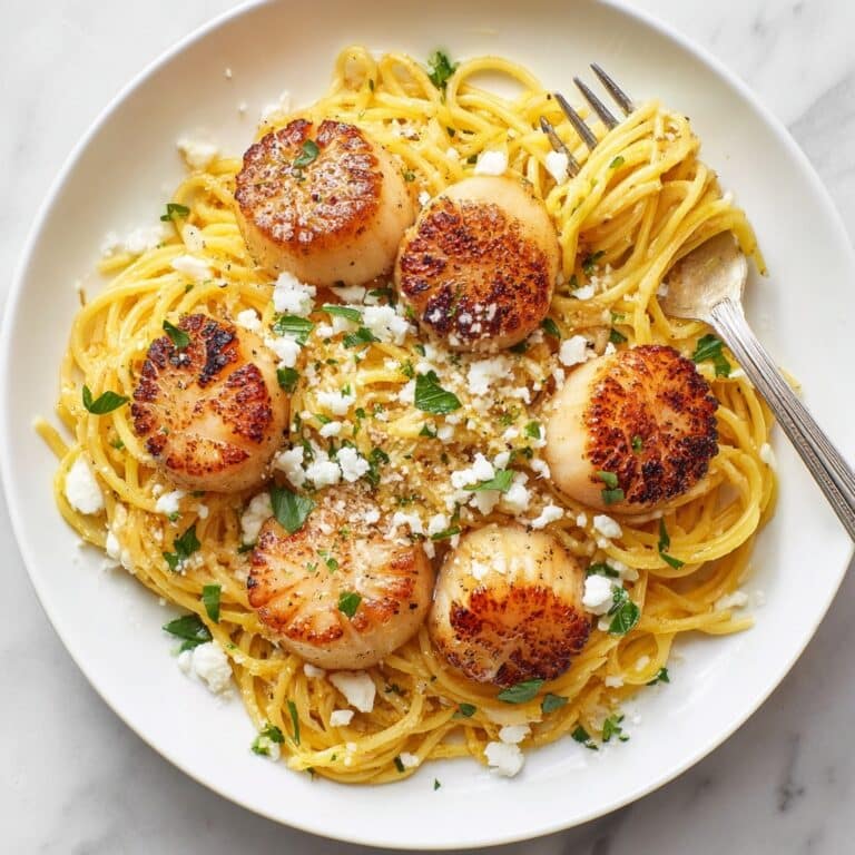 Sea Scallops with Angel Hair Pasta Recipe