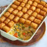 Chicken Alfredo Tater Tot Casserole Recipe