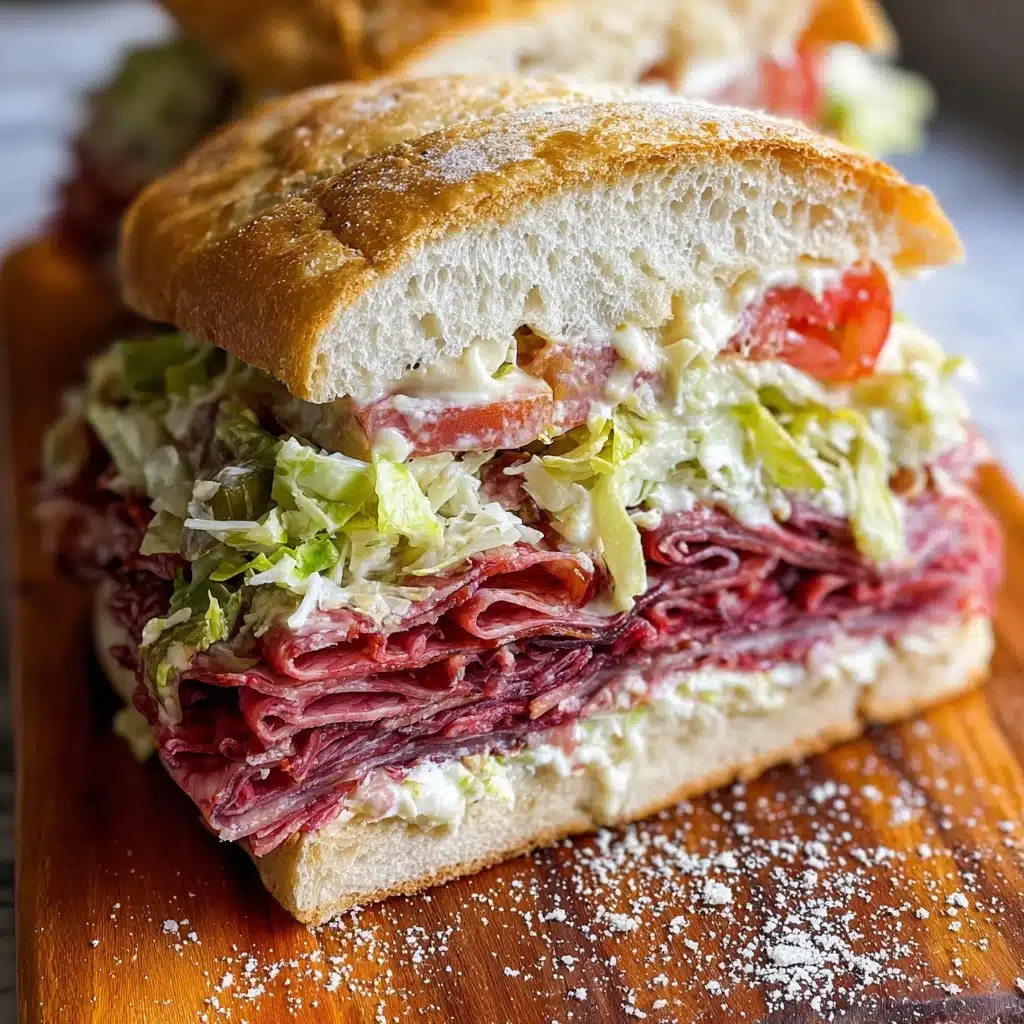 Italian Grinder Salad Sandwich (TikTok Viral Recipe) Recipe - Recipe Image