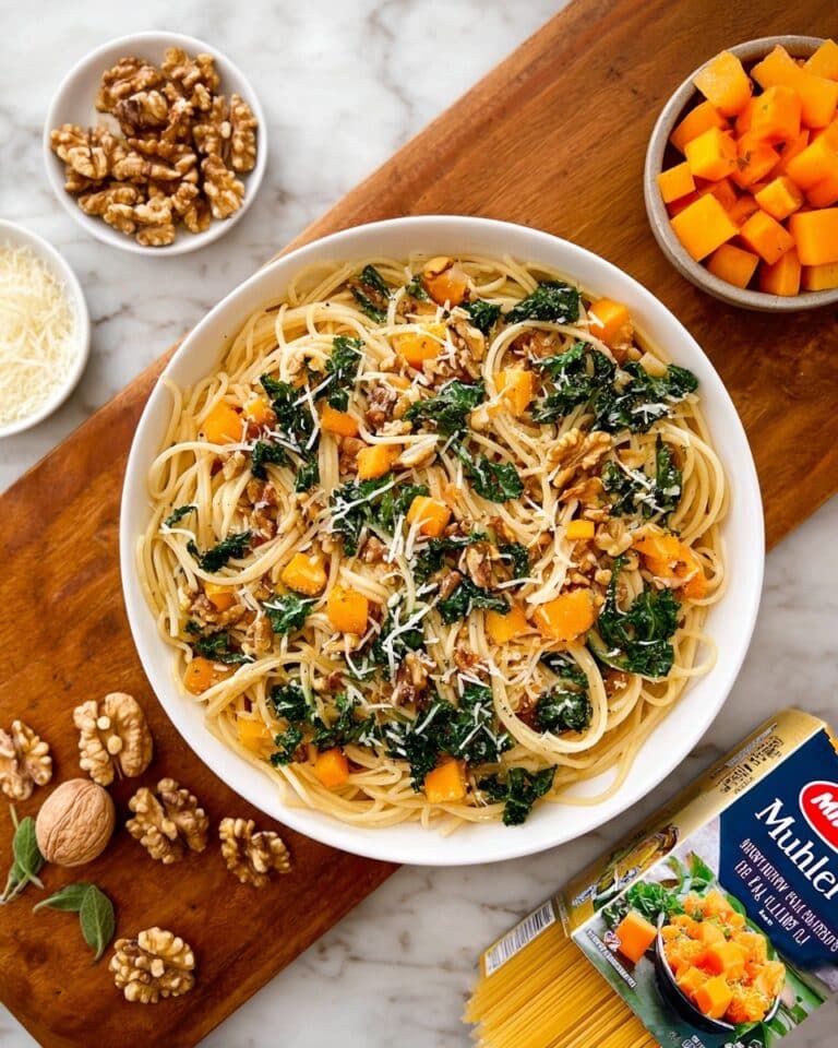Savory Butternut Squash & Sage Pasta Recipe
