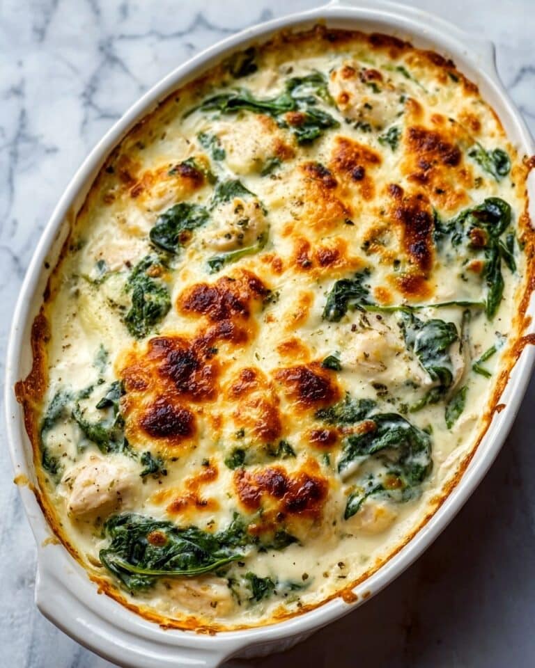 Creamy Chicken and Spinach Casserole Recipe