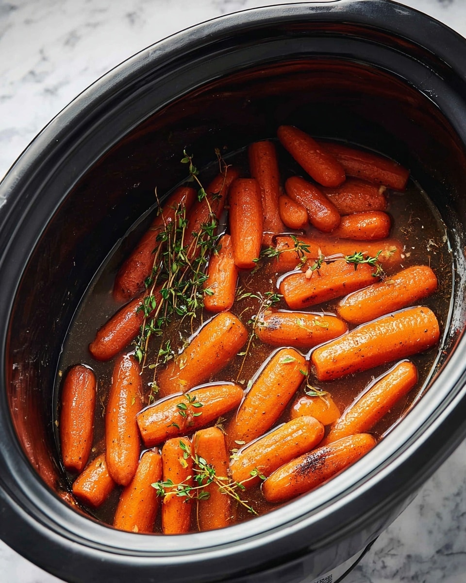 A white bowl filled with bright orange glazed baby carrots, each carrot shiny and smooth, arranged closely together in several layers that fill the bowl. Small pieces of green herbs sprinkled evenly over the top layer add contrast. The bowl sits on a blue and white striped cloth on a white marbled surface. In the background, out of focus, there are green leafy herbs. photo taken with an iphone --ar 4:5 --v 7