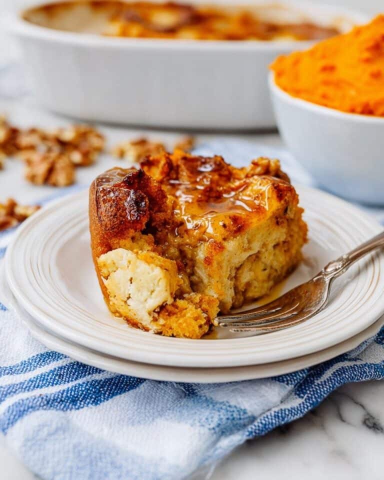 Pumpkin Bread Pudding with Warm Spiced Comfort Recipe