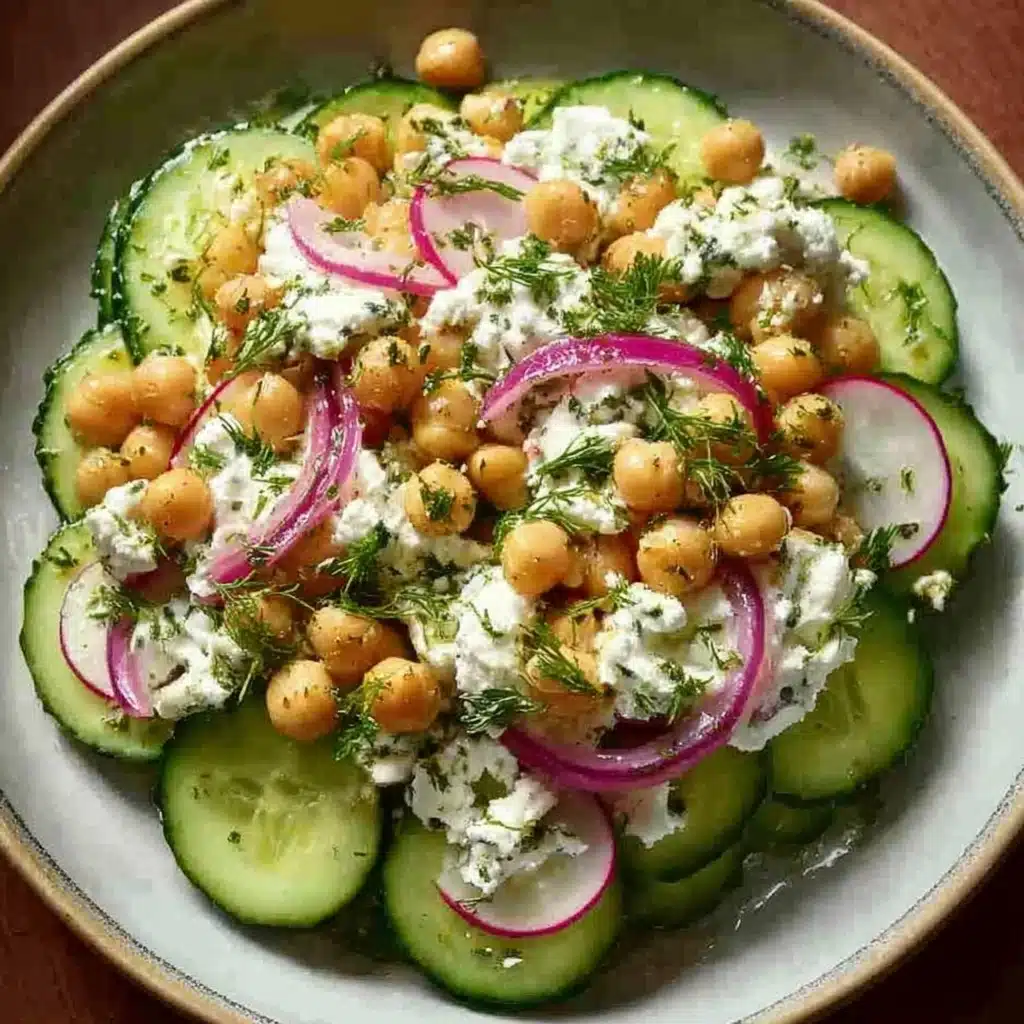 Cottage Cheese and Chickpea Salad Recipe - Recipe Image
