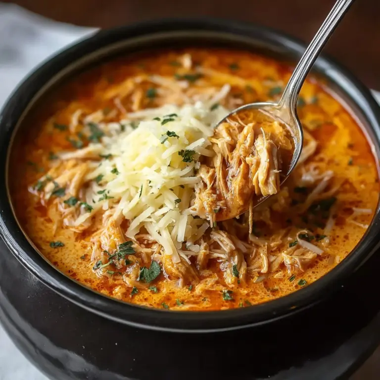 Crock Pot Creamy Chicken Parmesan Soup Recipe