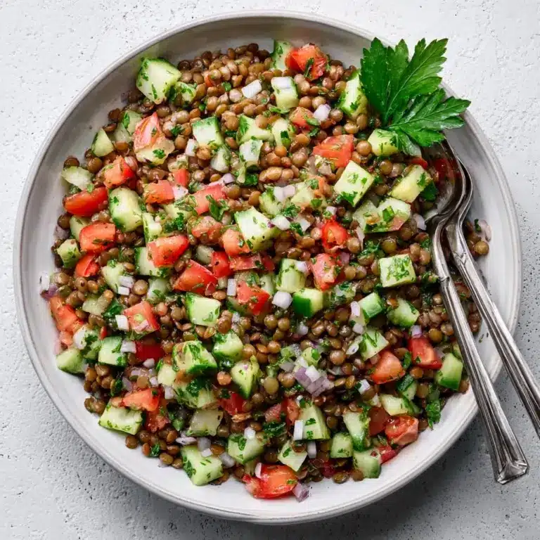 Lentil Tabbouleh Recipe