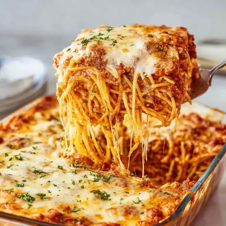 Creamy Southern Spaghetti Bake Recipe