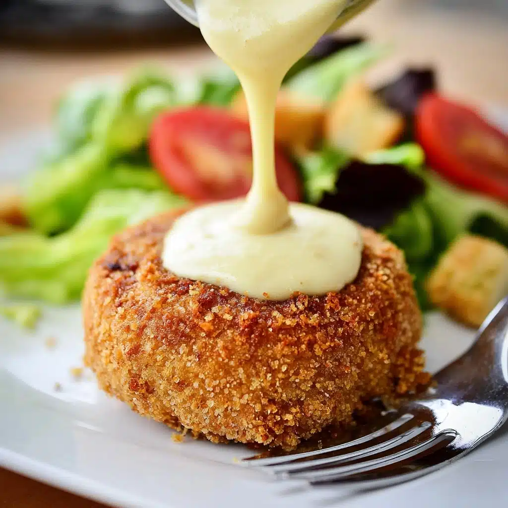 Chicken Pillows with Creamy Parmesan Sauce Recipe - Recipe Image