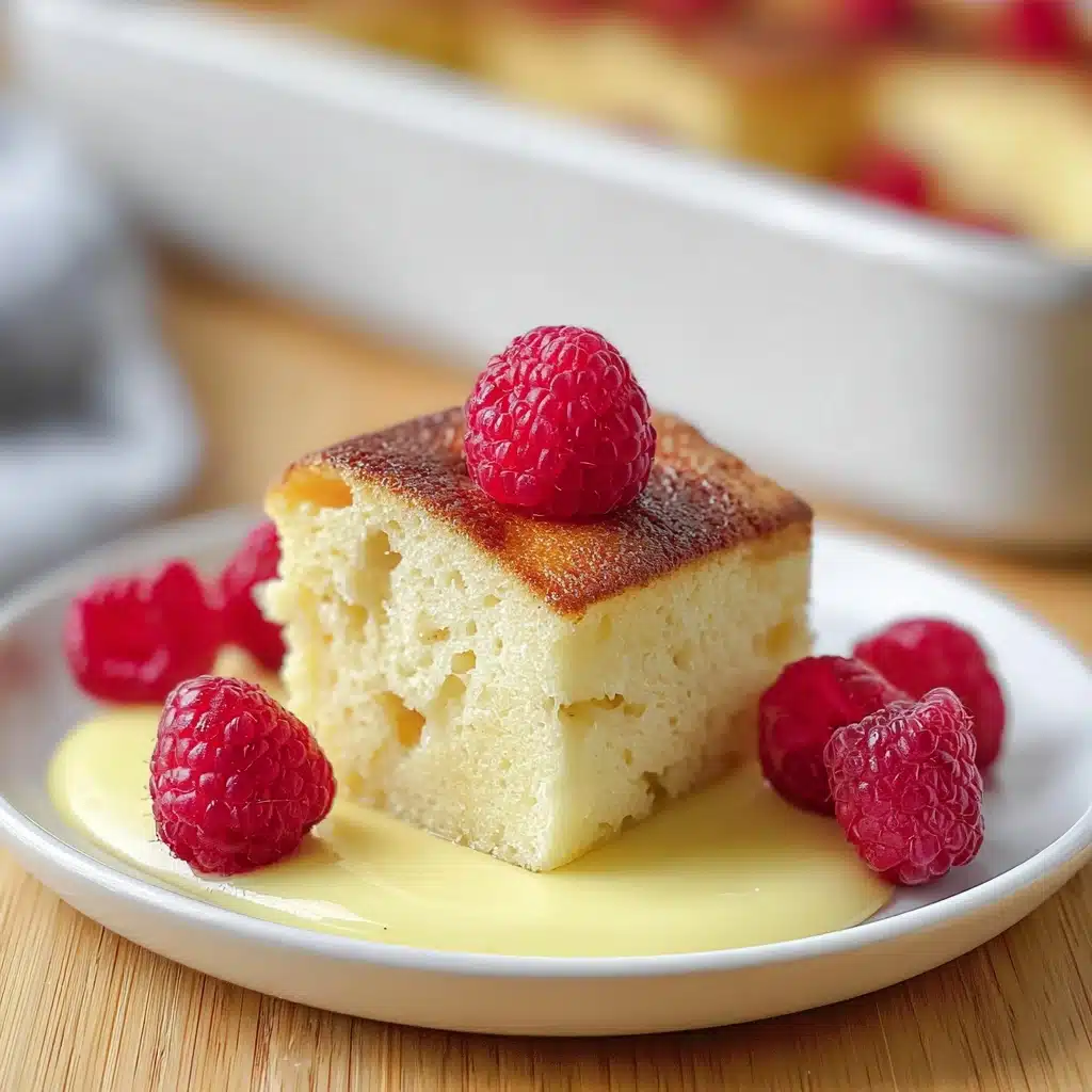 Custard Bread Pudding with Vanilla Sauce Recipe - Recipe Image