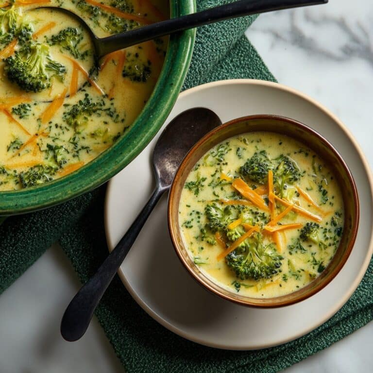 Keto Chicken Broccoli Soup (Gluten-Free) Recipe