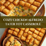 Chicken Alfredo Tater Tot Casserole Recipe