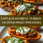 Ground Turkey Stuffed Sweet Potatoes Recipe