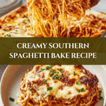 Creamy Southern Spaghetti Bake Recipe