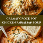 Crock Pot Creamy Chicken Parmesan Soup Recipe