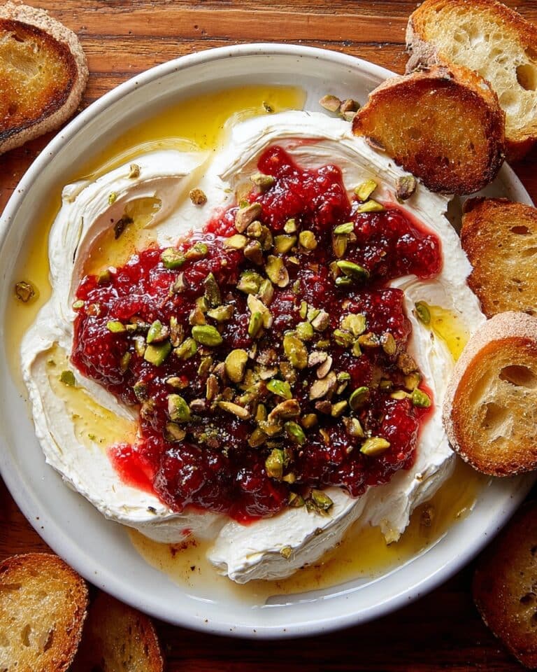 Whipped Feta Dip with Honey, Pistachios, and Cranberries Recipe