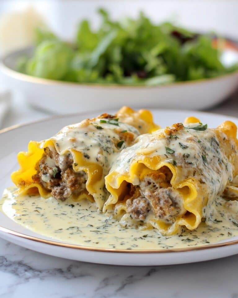 Irresistible Roasted Garlic Butternut Squash Lasagna Roll-Ups Recipe