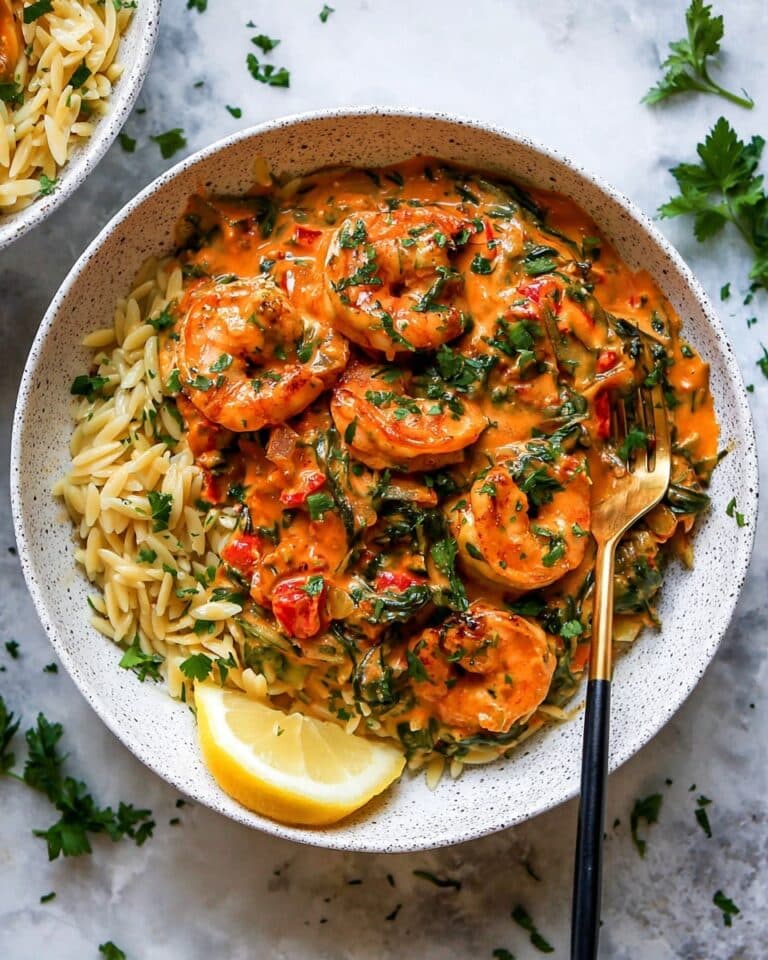 Creamy Garlic-Paprika Shrimp Skillet Recipe