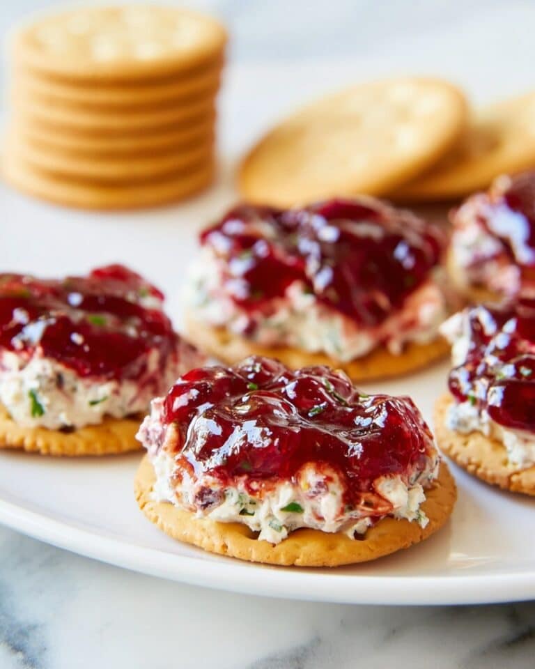 Raspberry Preserves and Cheddar Cheese Dip Recipe