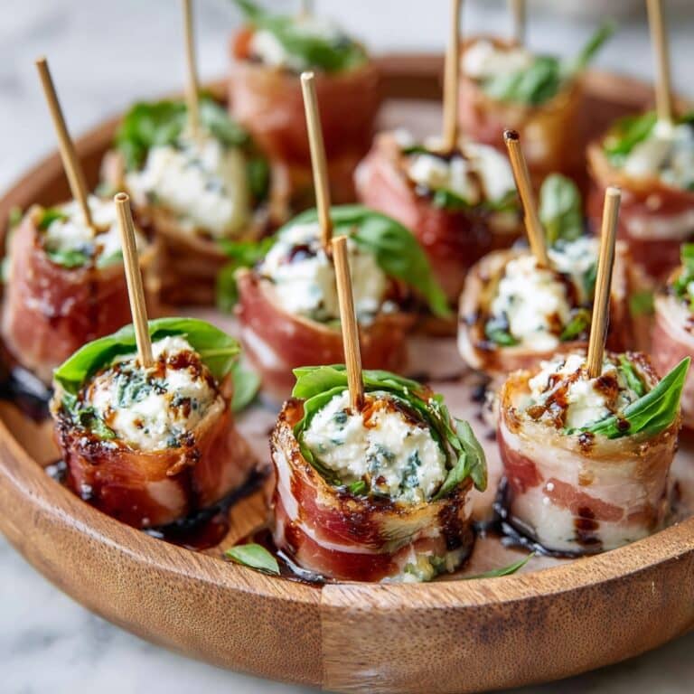 Prosciutto Wrapped Mozzarella Bites Recipe
