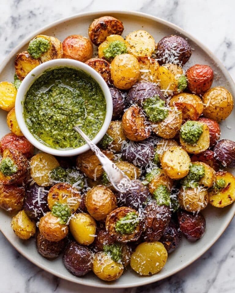 Parmesan Pesto Roasted Potatoes Recipe