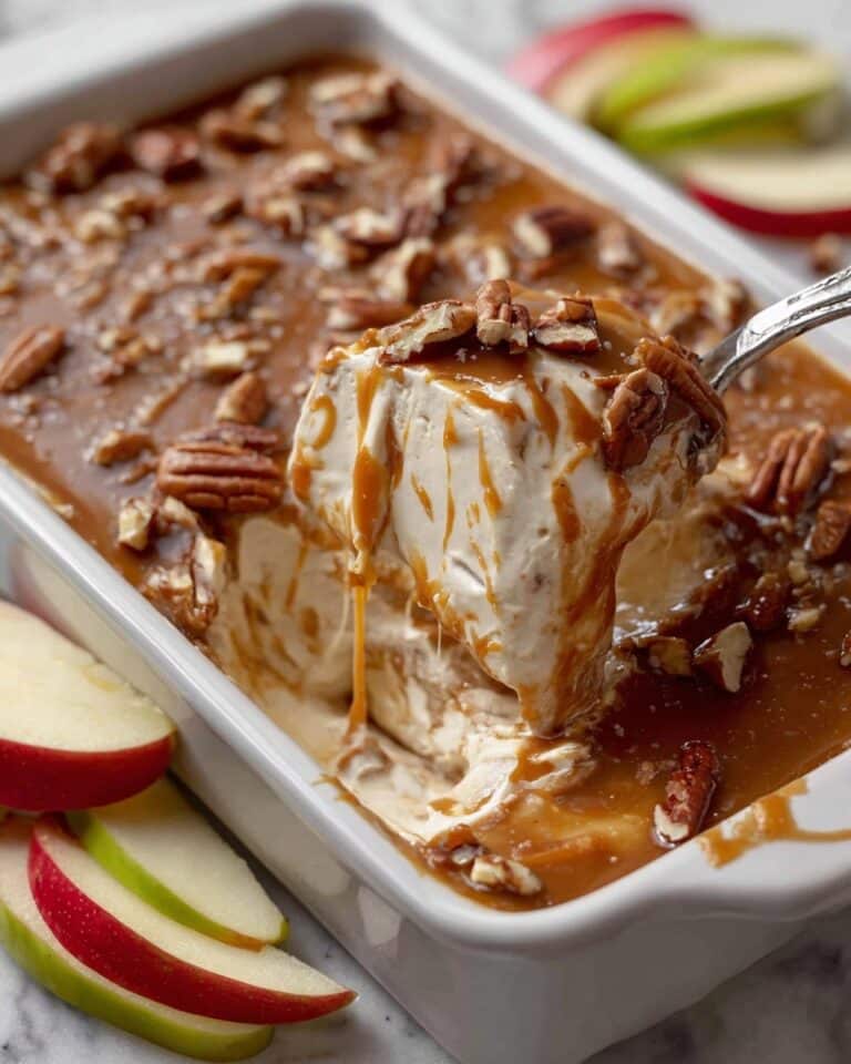 Easy Caramel Apple Cheesecake Dip Recipe
