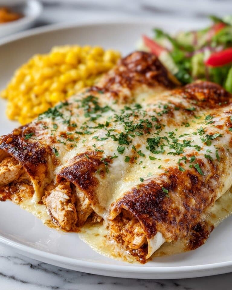 Protein Cottage Cheese Chicken Enchiladas (Low Carb) Recipe