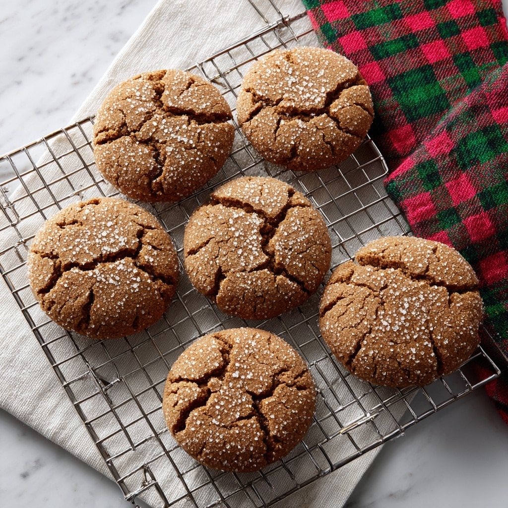 The image shows a stack of four soft, brown cookies with a creamy white filling in the center, each cookie cut in half to show the thick filling layer sandwiched between two chewy cookie halves. The stack is placed on white parchment paper on a wooden surface, with a blurred glass of milk in the background and a white marbled texture beneath. The cookies have a slightly rough texture and the creamy filling looks smooth and rich. Photo taken with an iphone --ar 4:5 --v 7
